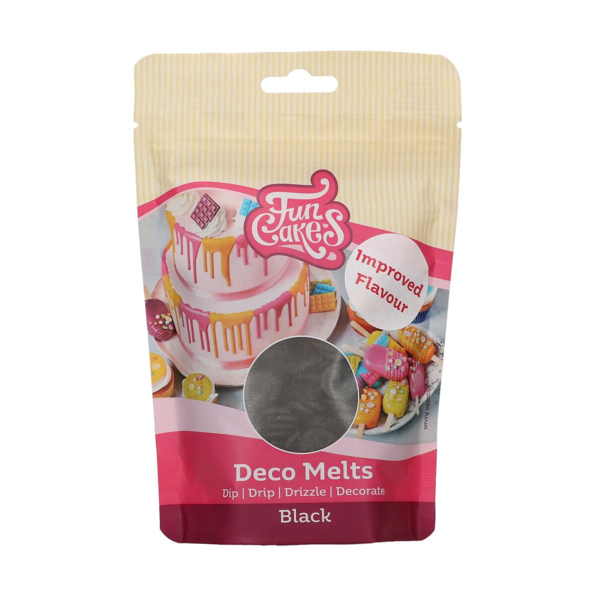 Deco Melts Schwarz 250 g – Schmelzdrops für Drip Cakes & Cake Pops