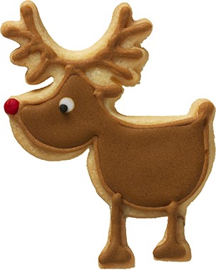 Ausstecher Rentier Rudolf 9 cm A13