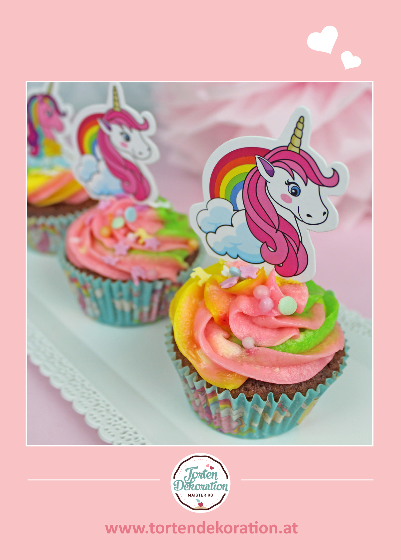 Rezeptkarte Regenbogenmuffins