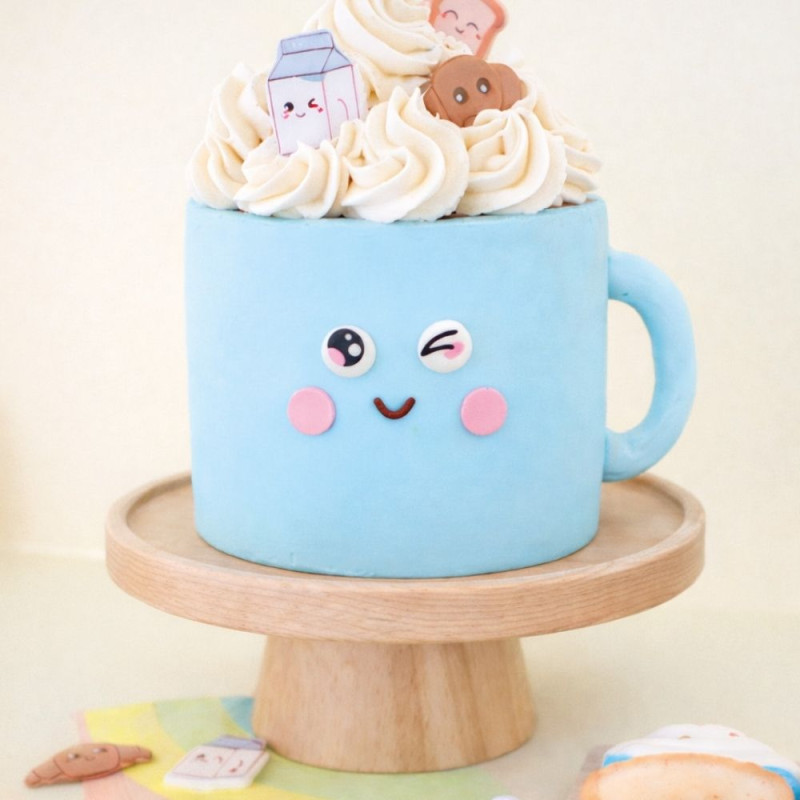 Kawaii Zuckeraugen 24 Stück – essbare Tortendeko