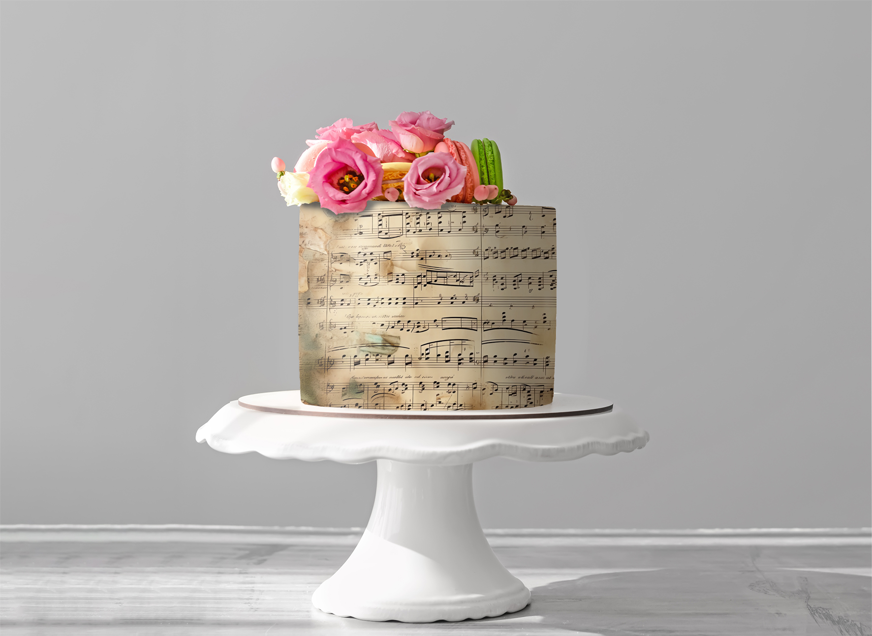 Deko Fondant Musiknoten