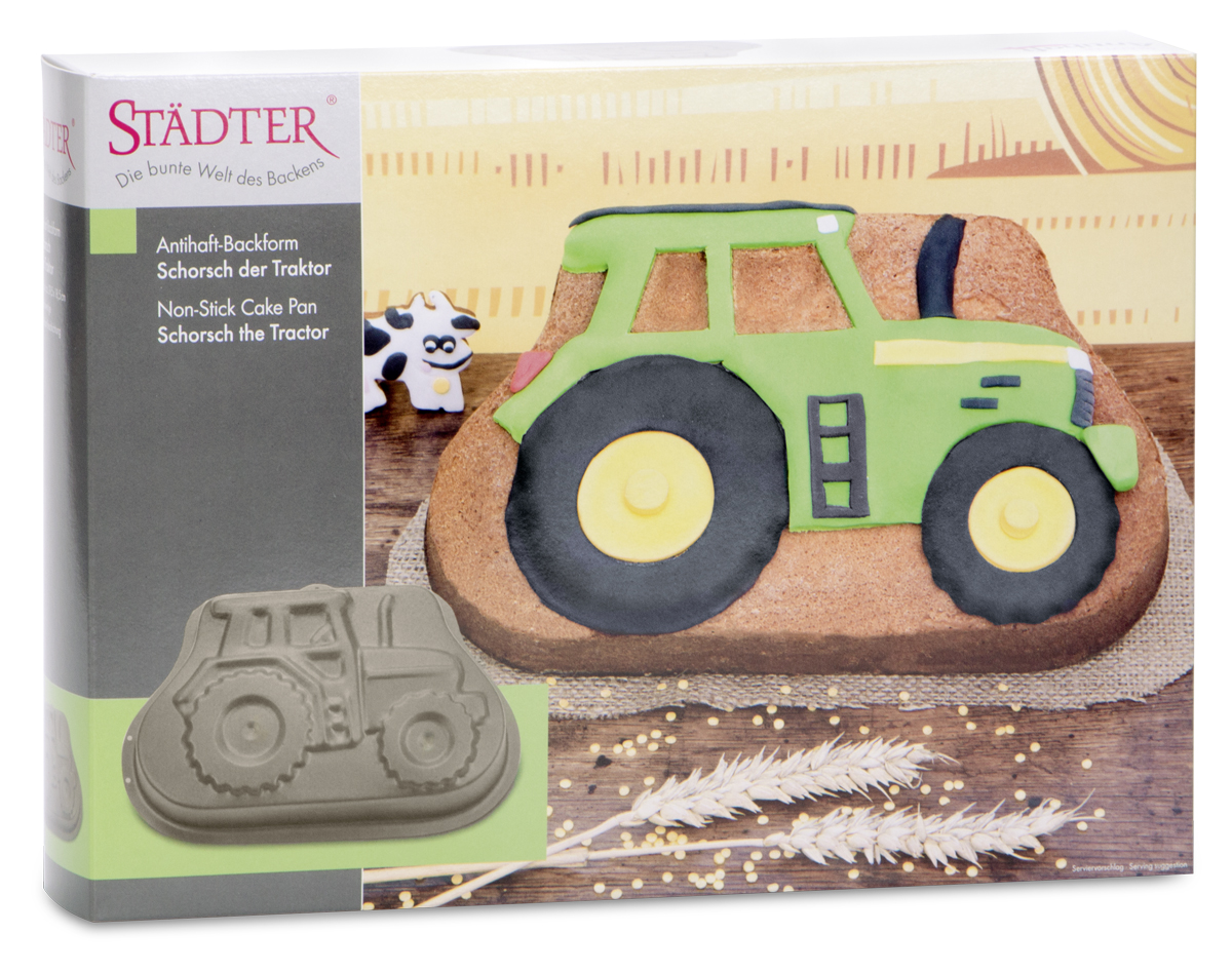 Motivbackform Schorsch der Traktor
