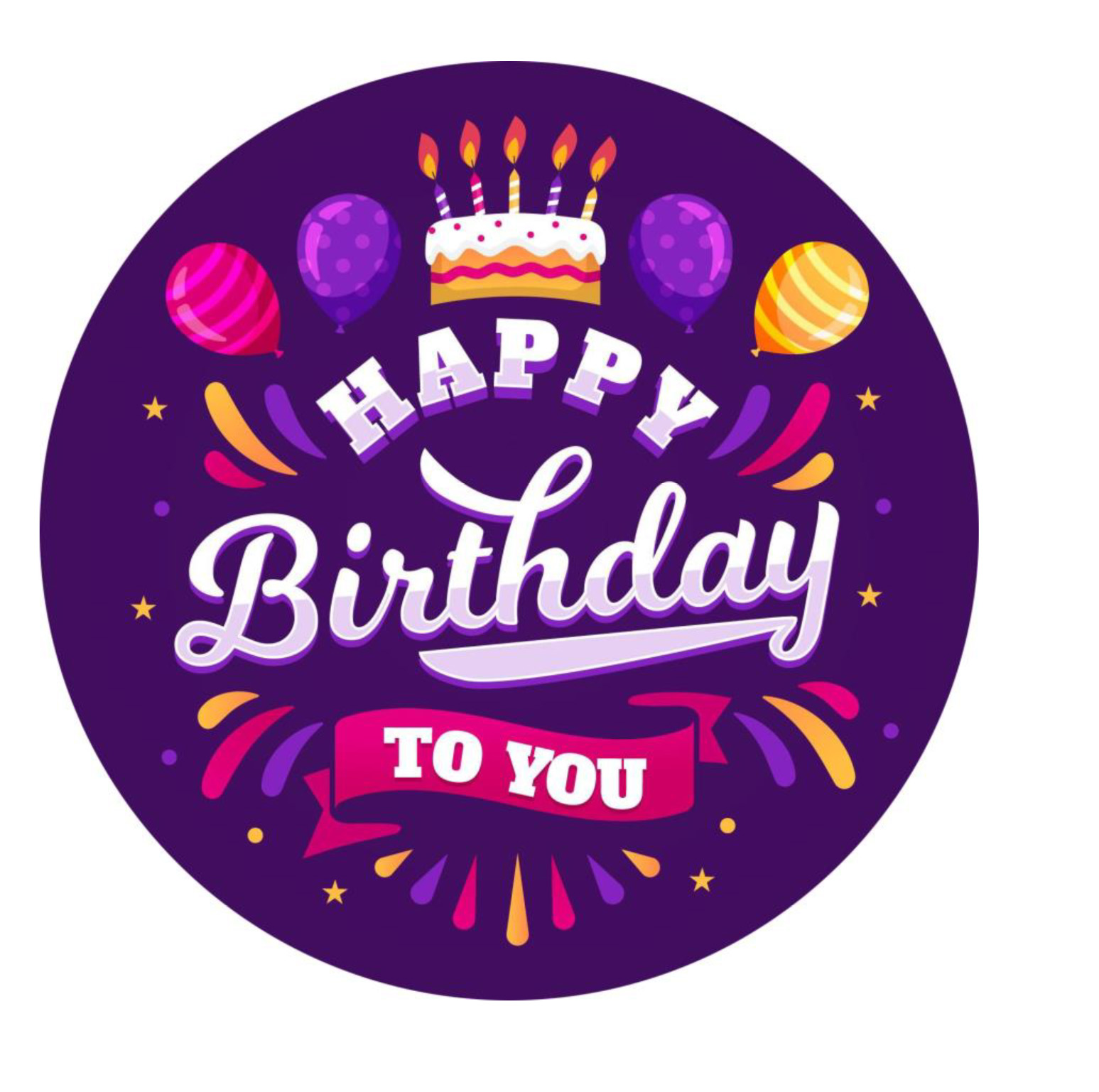Muffinaufleger Geburtstag