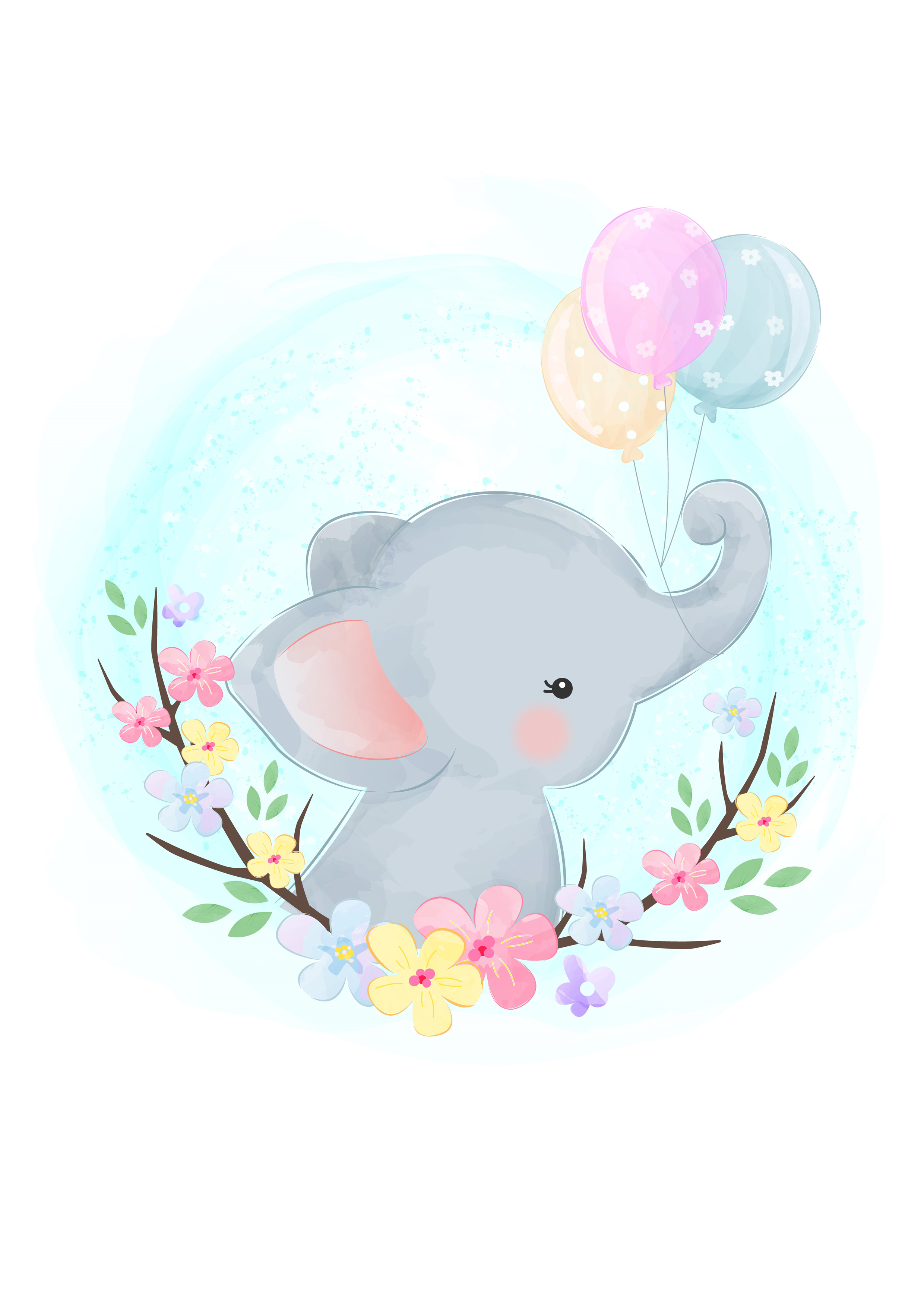 Tortenaufleger Elefant
