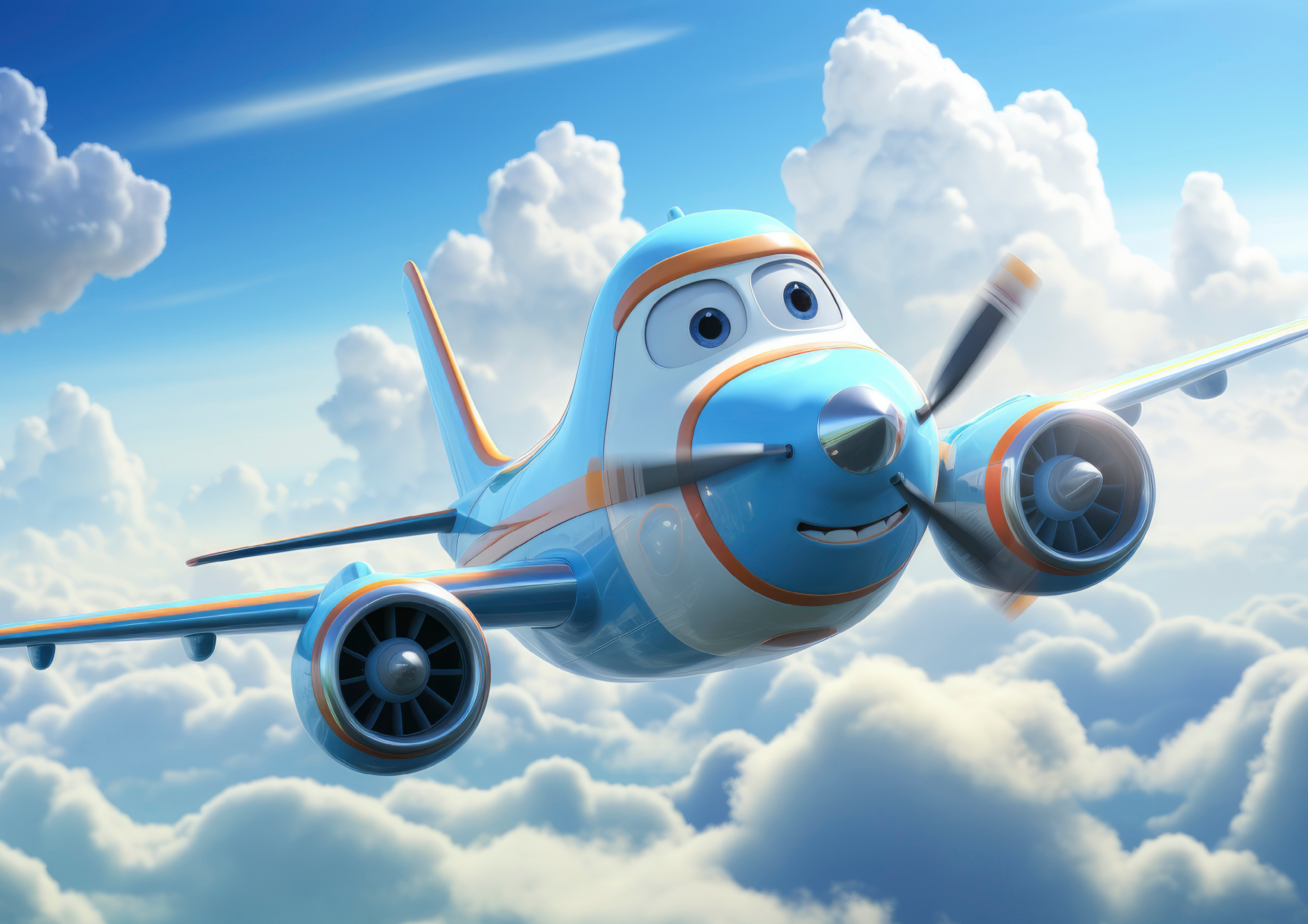 Deko Fondant Flugzeug