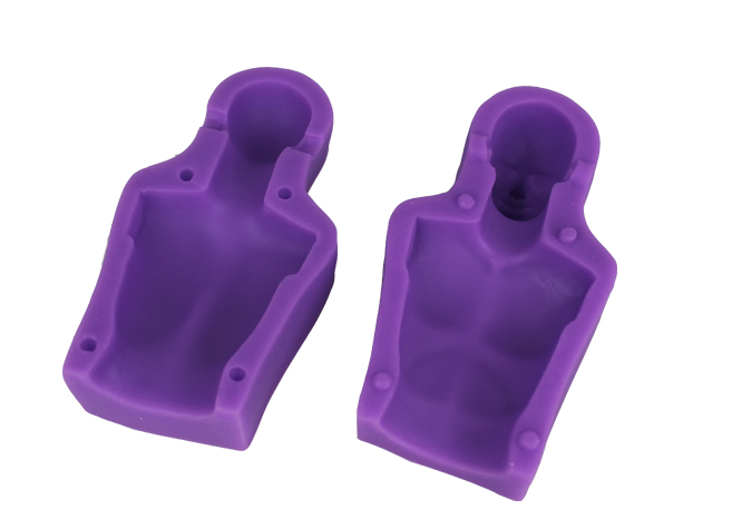 3D Silikonform Mann Oberkörper