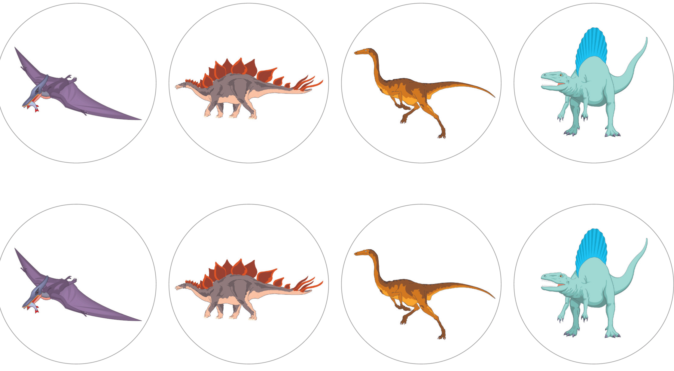 Muffinaufleger Dinos