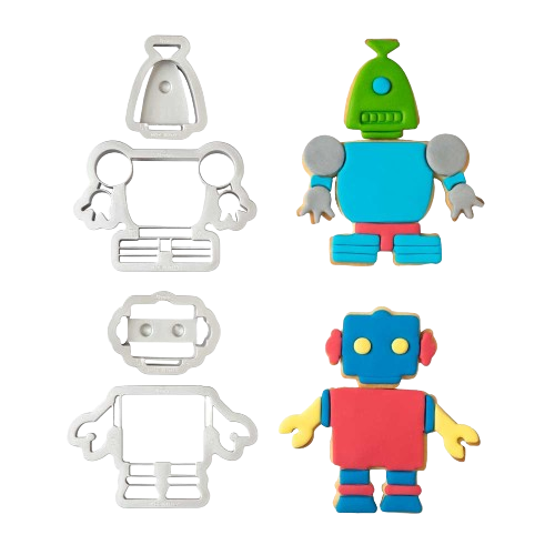 Ausstecher Set Roboter