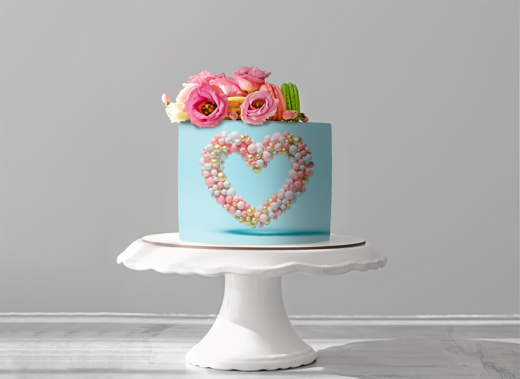 Deko Fondant  Herz
