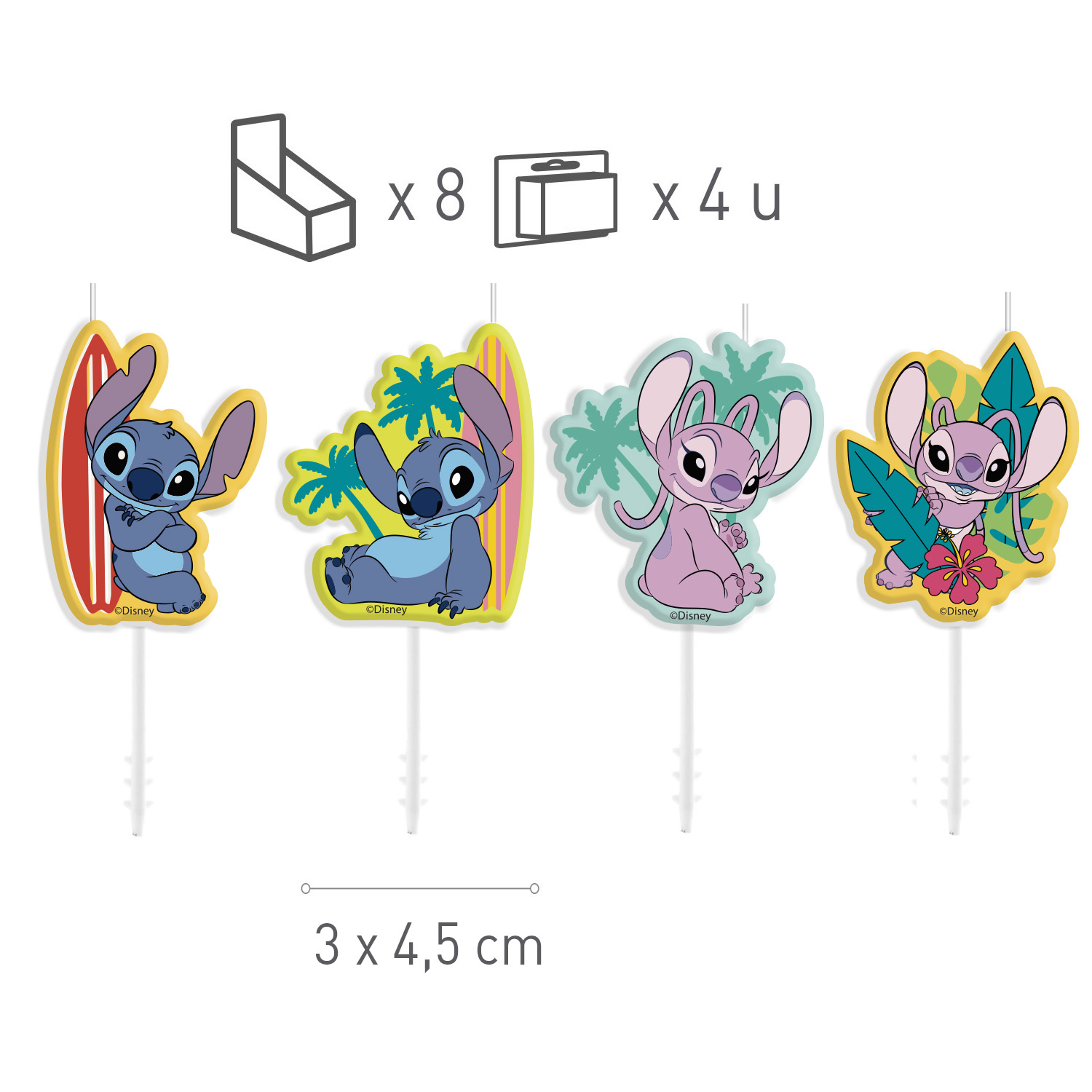 Kerze  „Stitch 4U“ – 3D-Kerze mit Lilo & Stitch Motiv