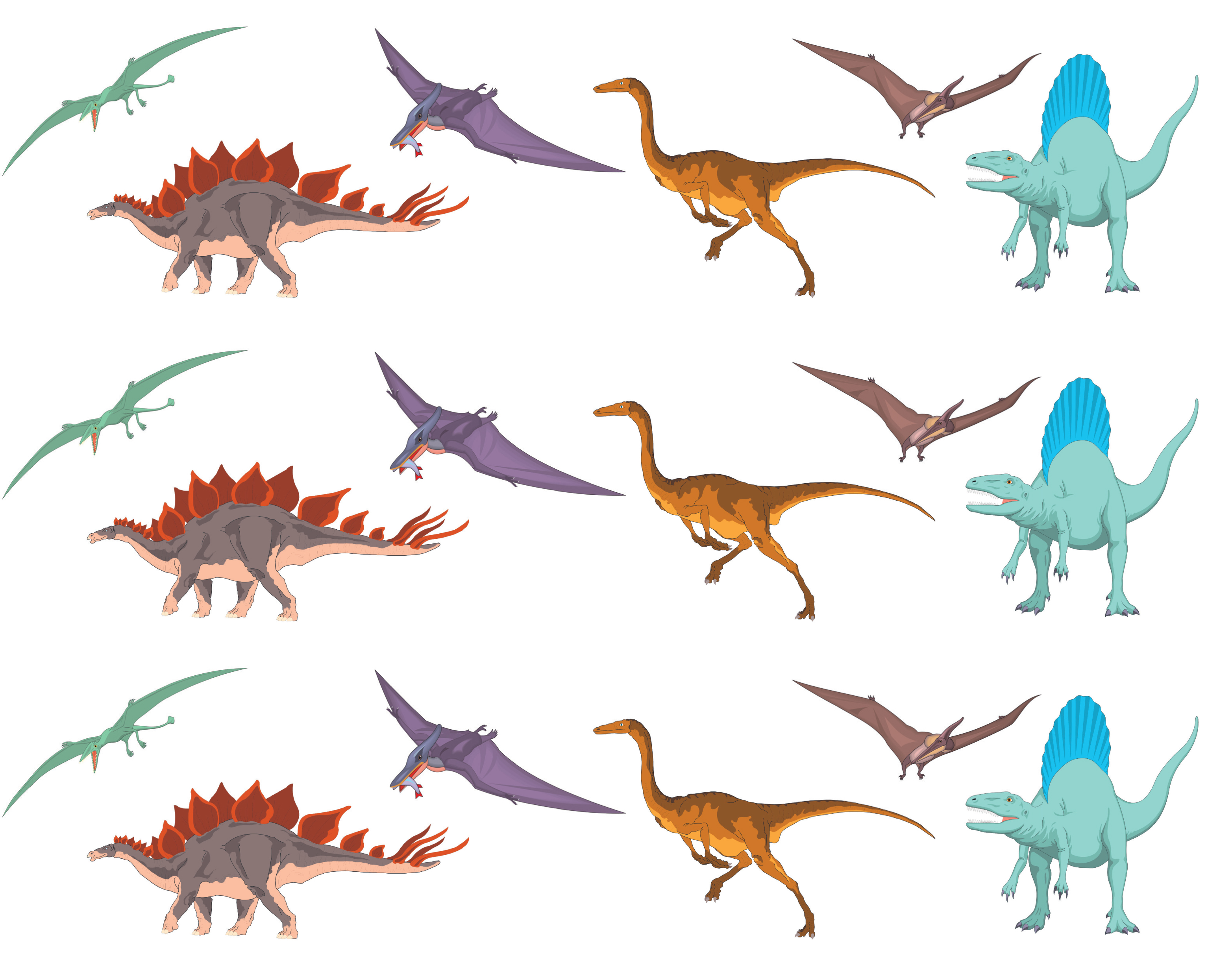 Tortenband Dinosaurier