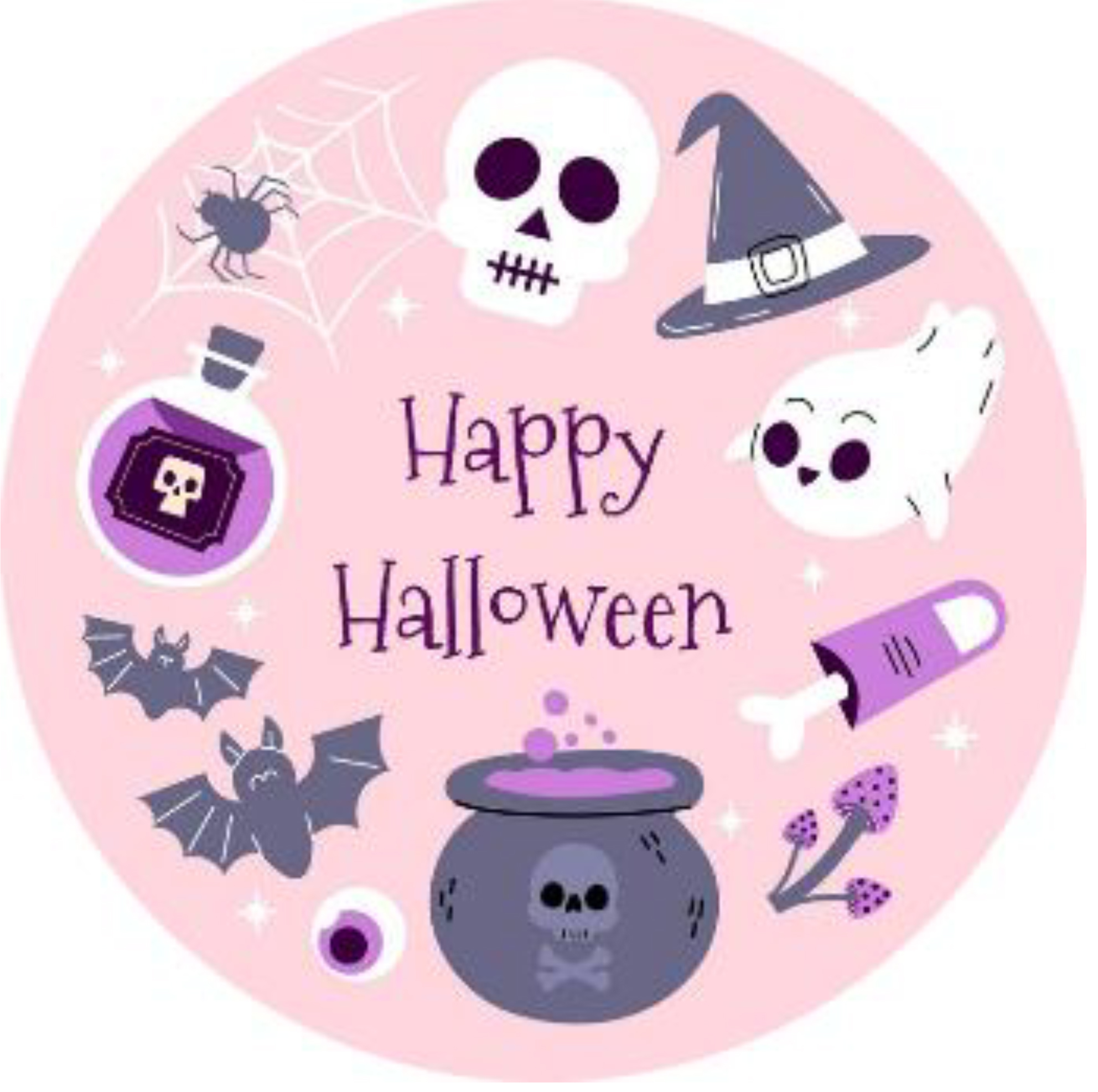 Essbare Muffinaufleger mit Halloween-Motiven für Cupcakes und Muffins