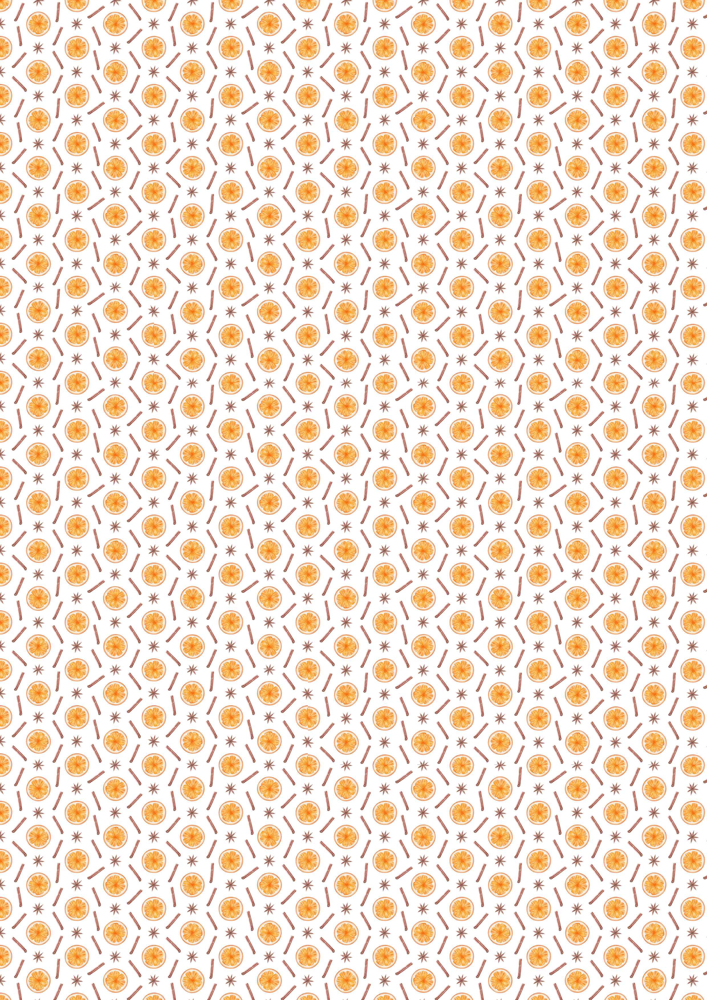 Schokoladen Transferfolie Orangen