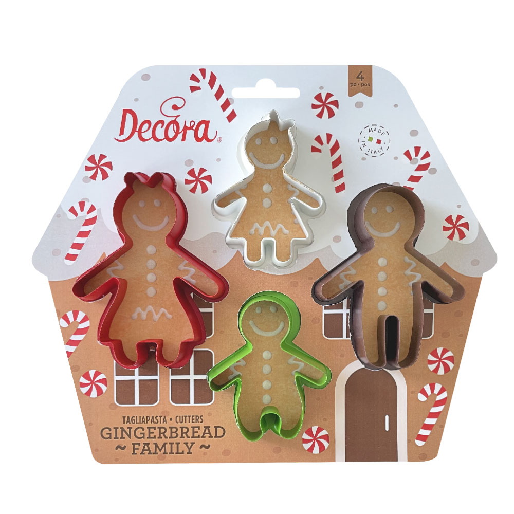 Ausstecher Set Lebkuchen Familie | 4 Teile