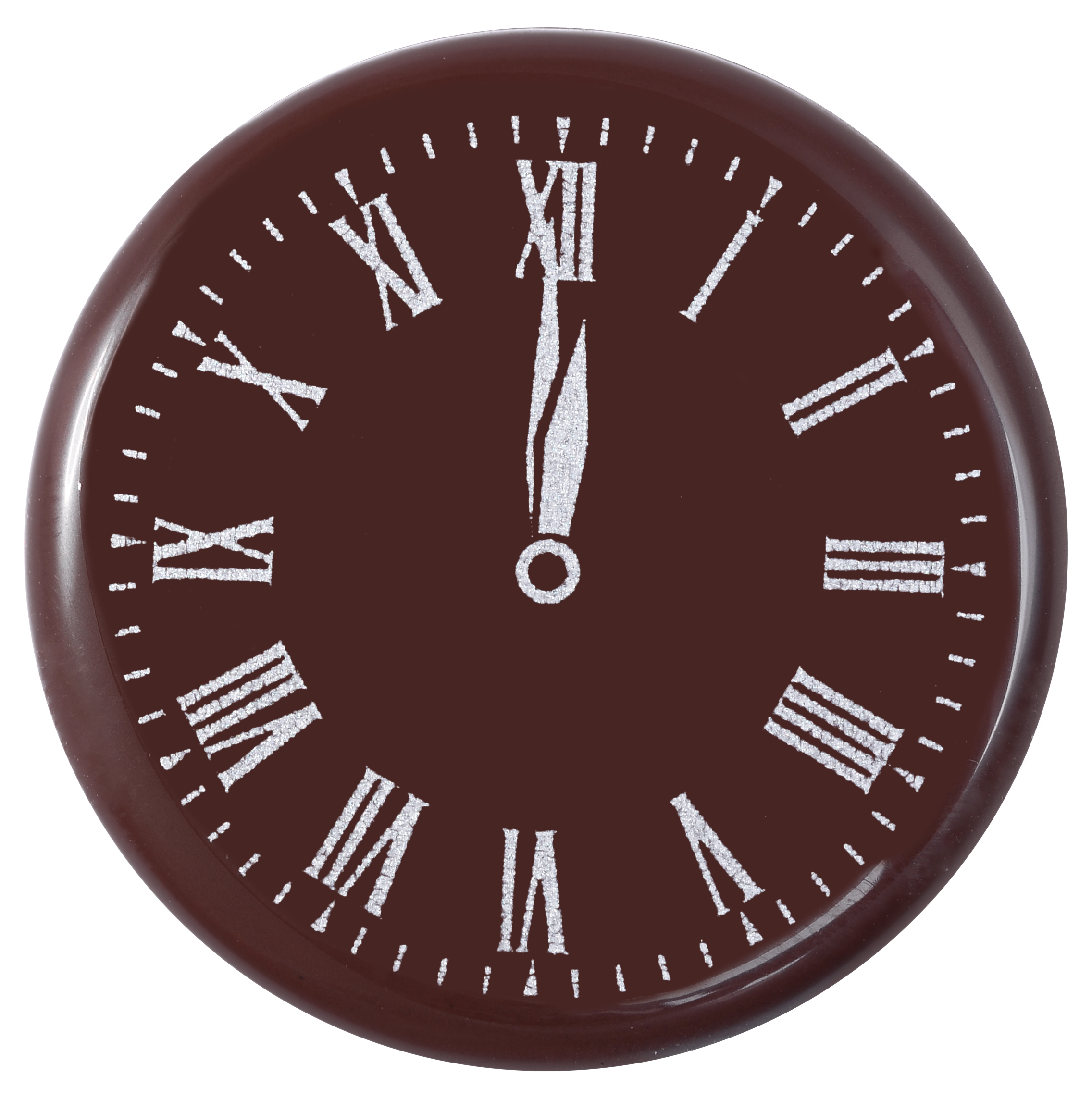 Schokolade Dekor Set Uhr | 3 Stück