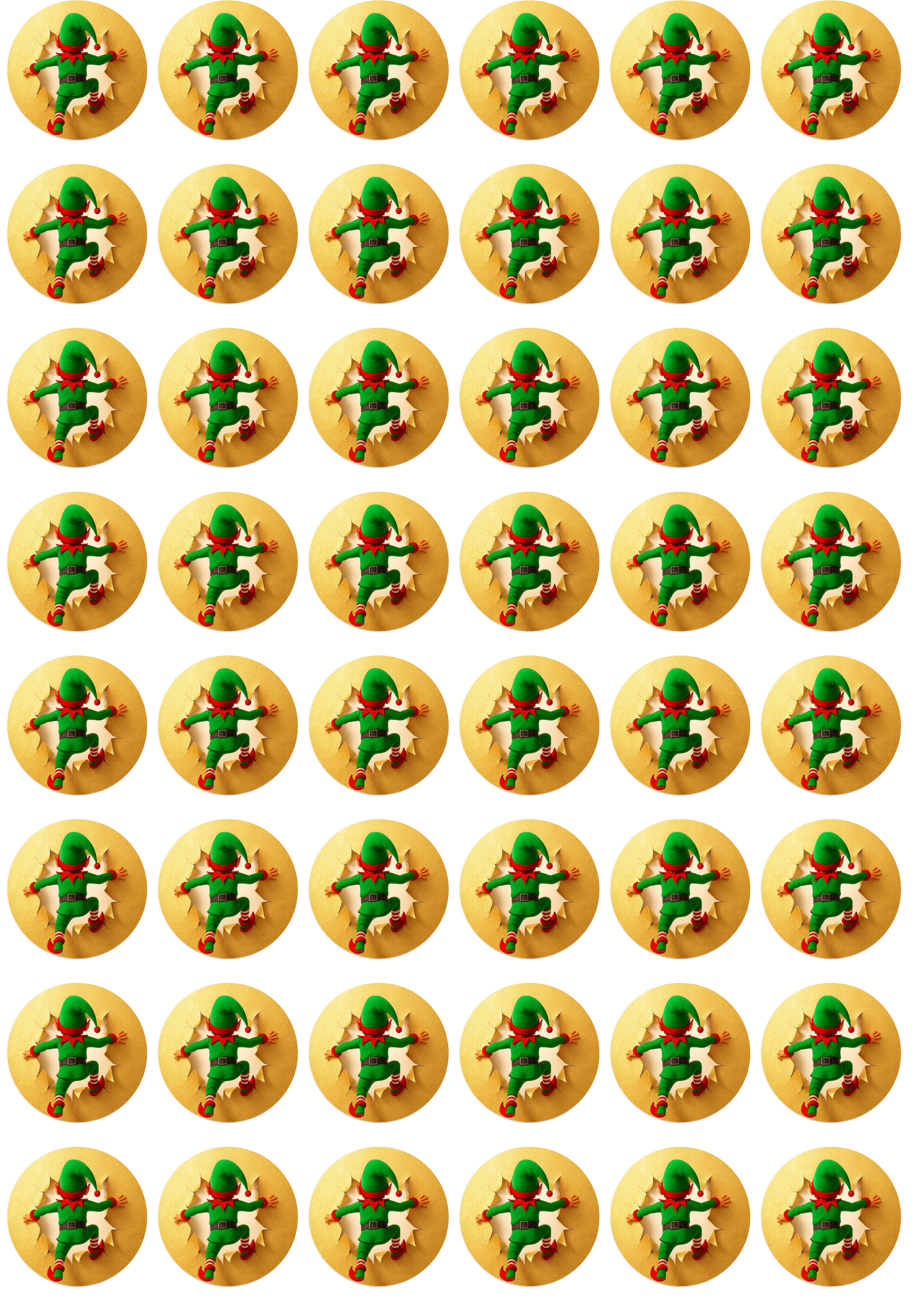 Keksaufleger Weihnachtsgnom Wichtel
