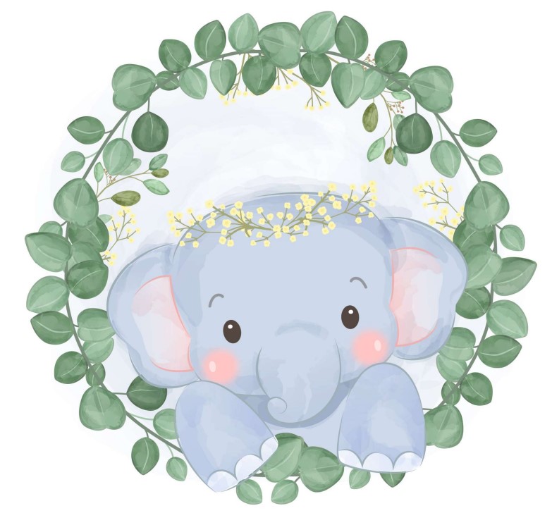Muffinaufleger Elefant