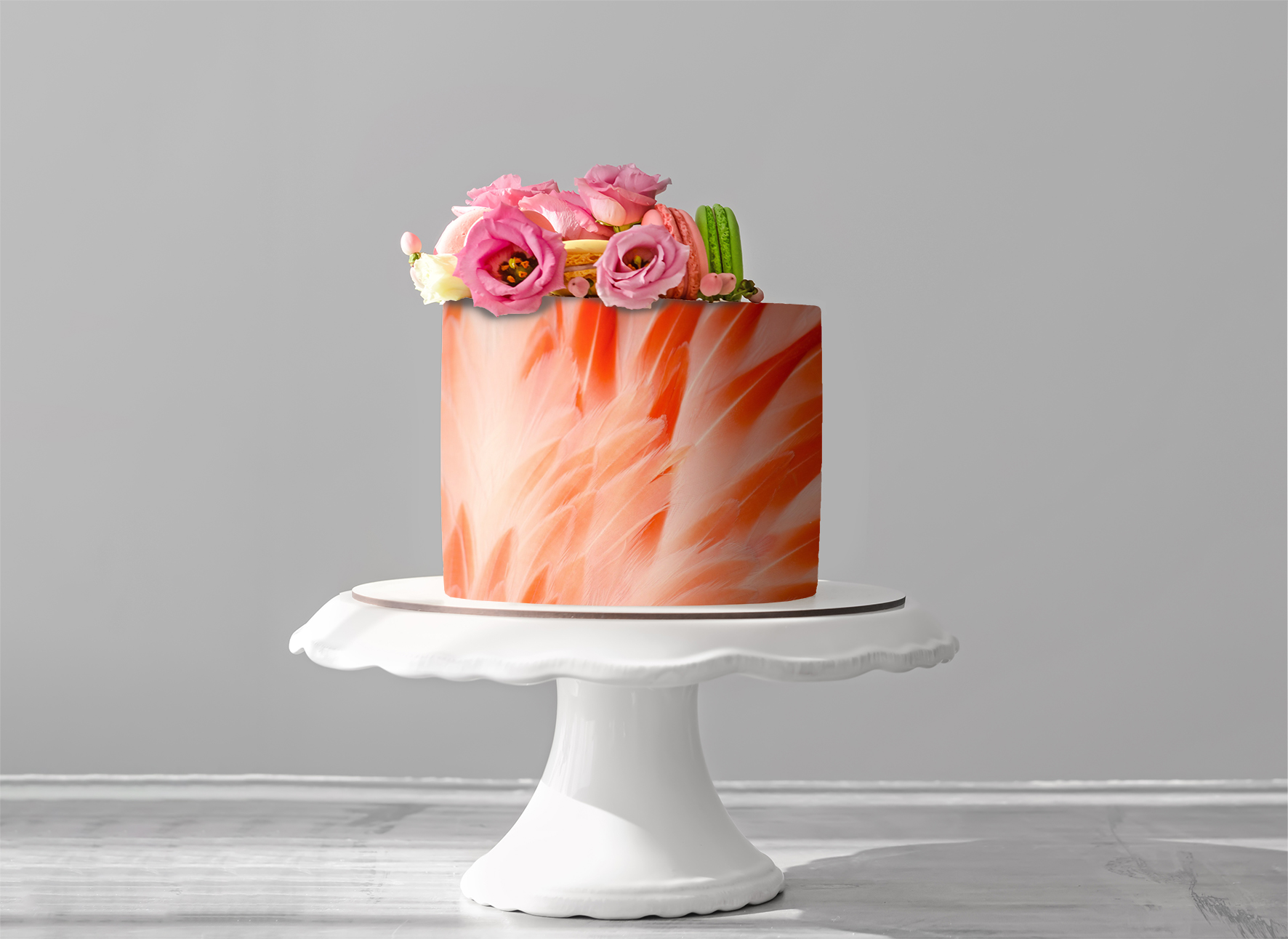 Deko Fondant Federn