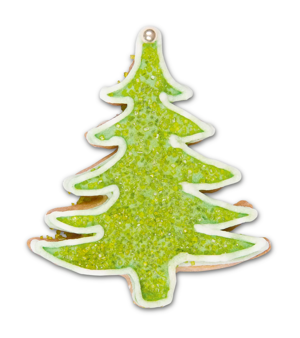 Keksausstecher Tannenbaum 6,5 cm – Edelstahl auf Geschenkkarte