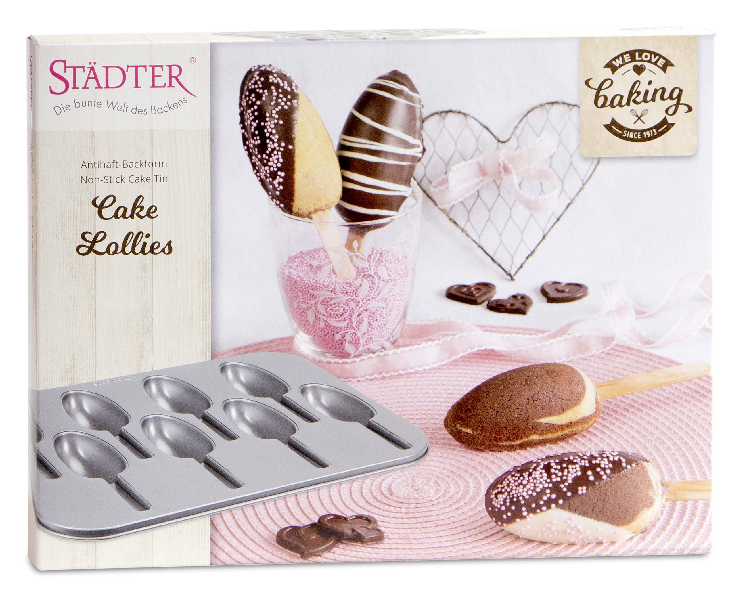 Kuchen am Stiel - Lolli Backblech