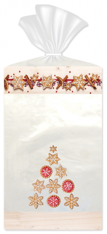 Geschenksäckchen Weihnachten – mit Keks-Motiv & Zimt-Deko