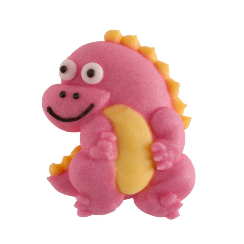 Zuckerdeko Dinos – Essbare Dinosaurier Tortendeko aus Zucker für Kuchen & Cupcakes