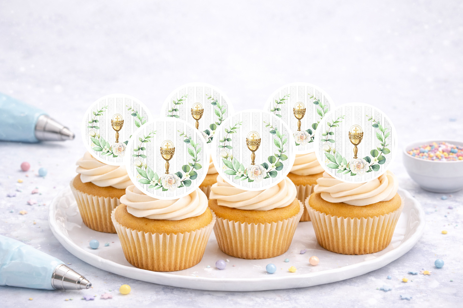Muffinaufleger Erstkommunion