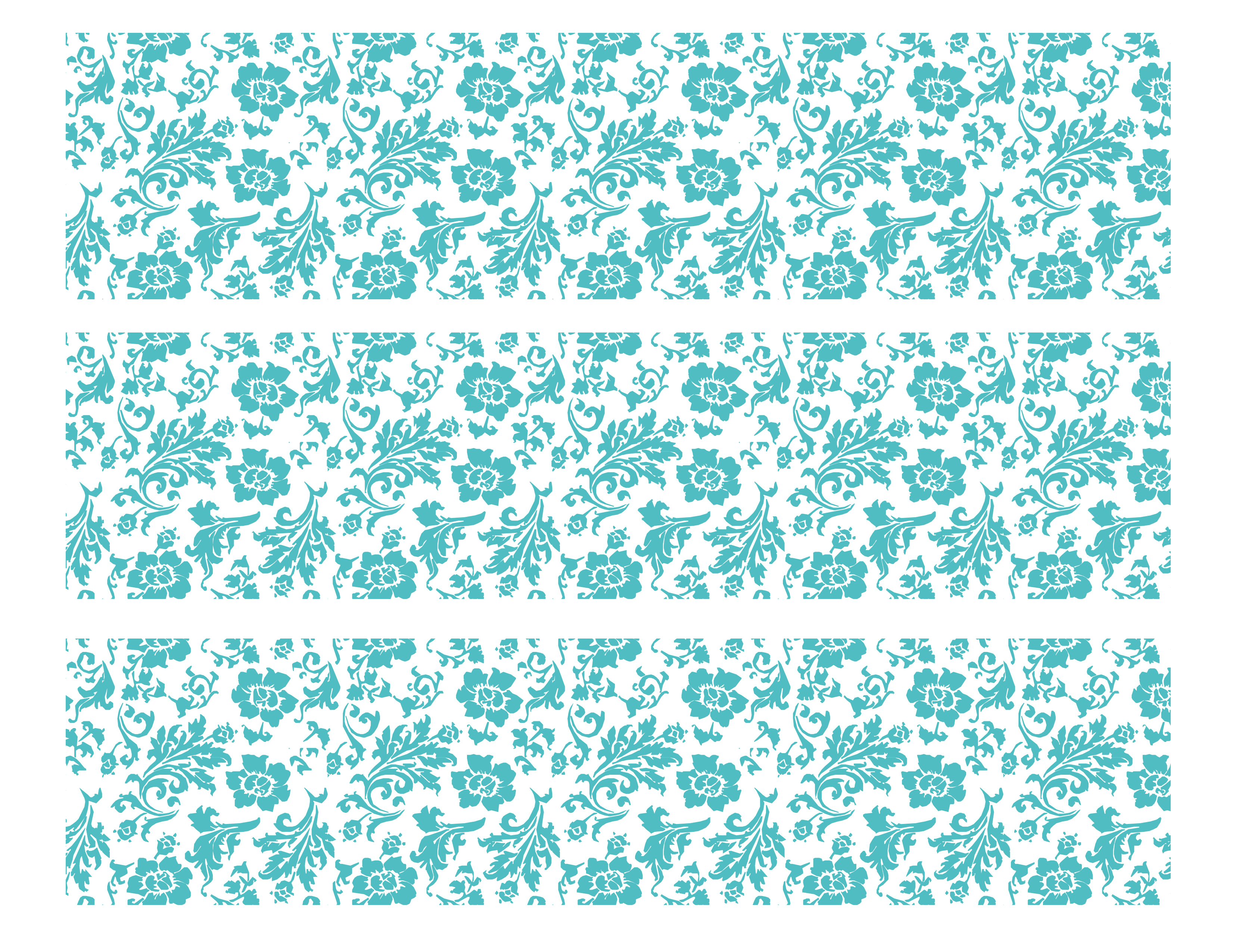 Tortenband Blumen
