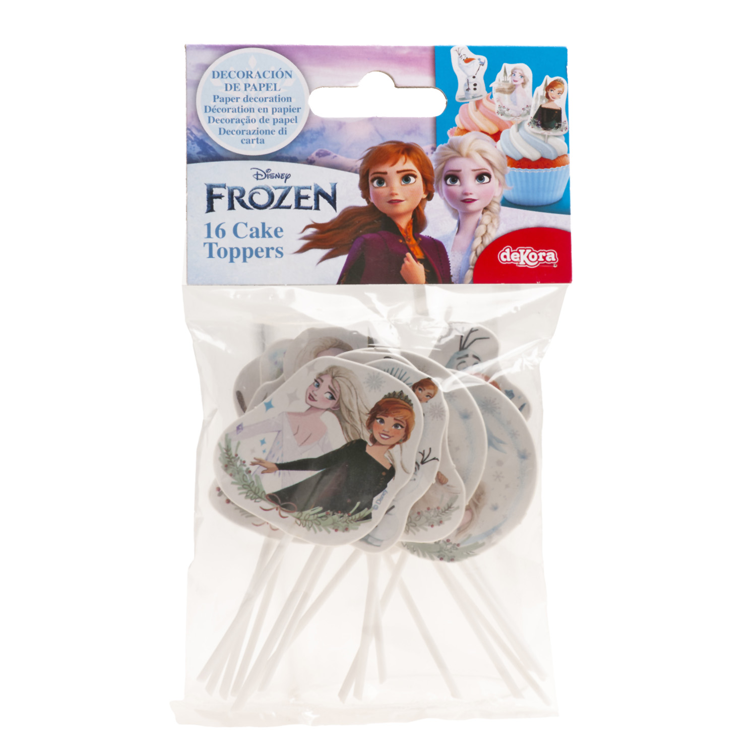 Frozen Dekoset Caketopper Eiskönigin Elsa