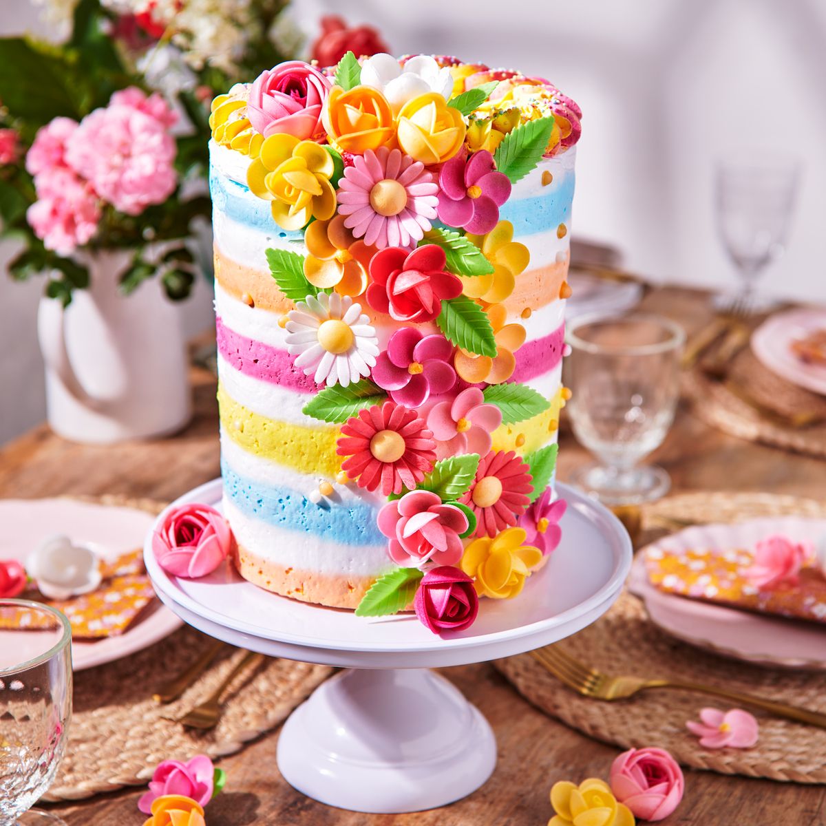 Essbare Papierblumen Gänseblümchen 13 Stk.