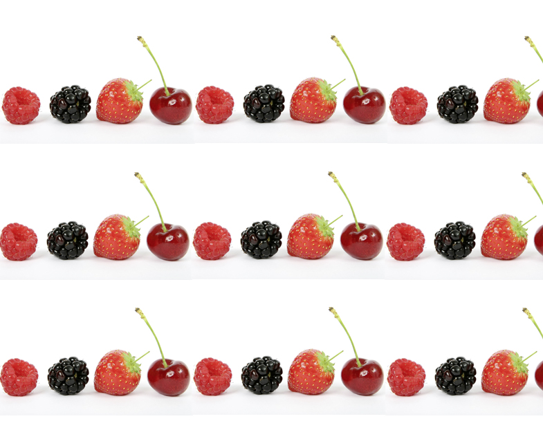 Tortenband Beeren