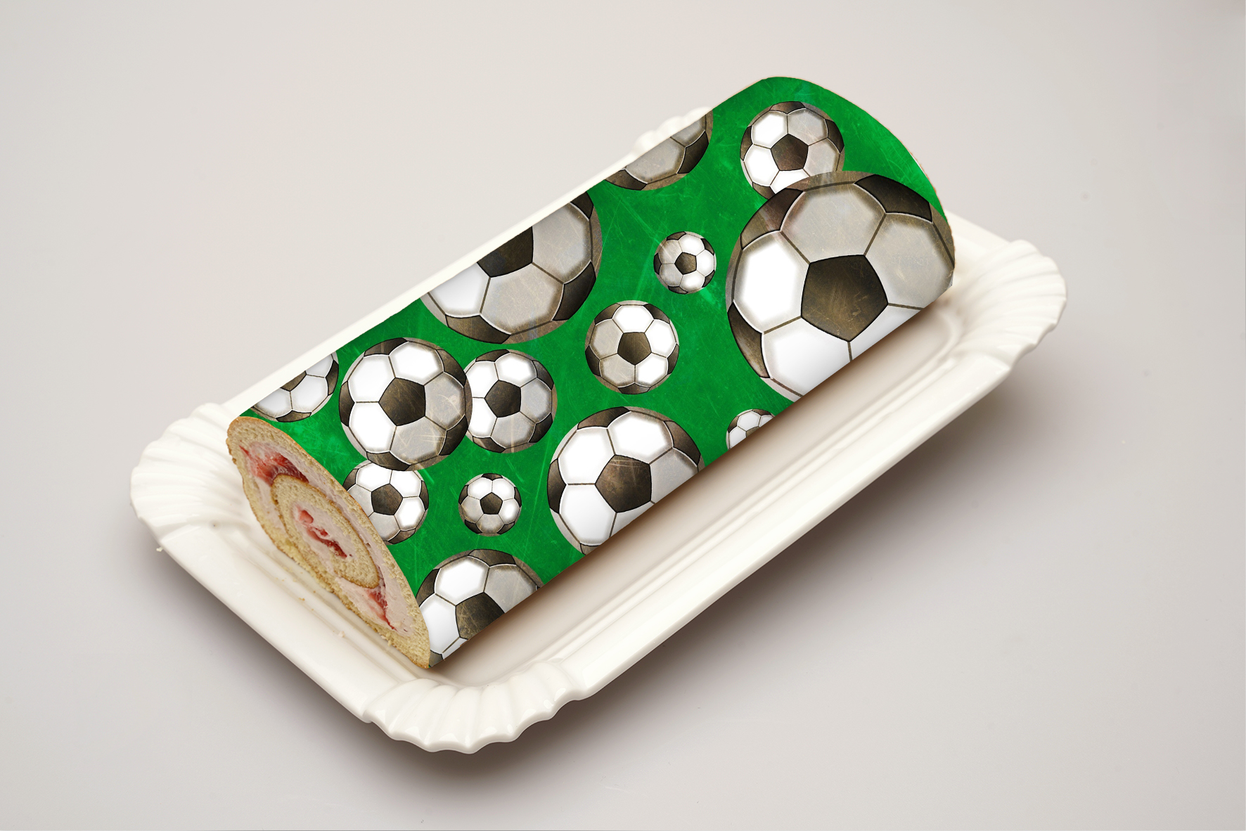 Rouladendekor Fussball