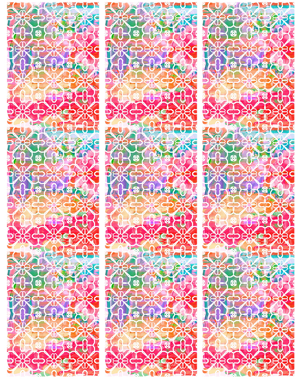 Tortenband bunt