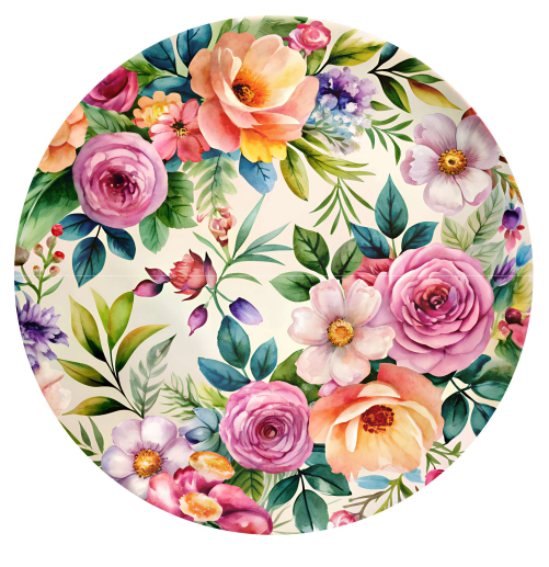 Muffinaufleger  Blumen