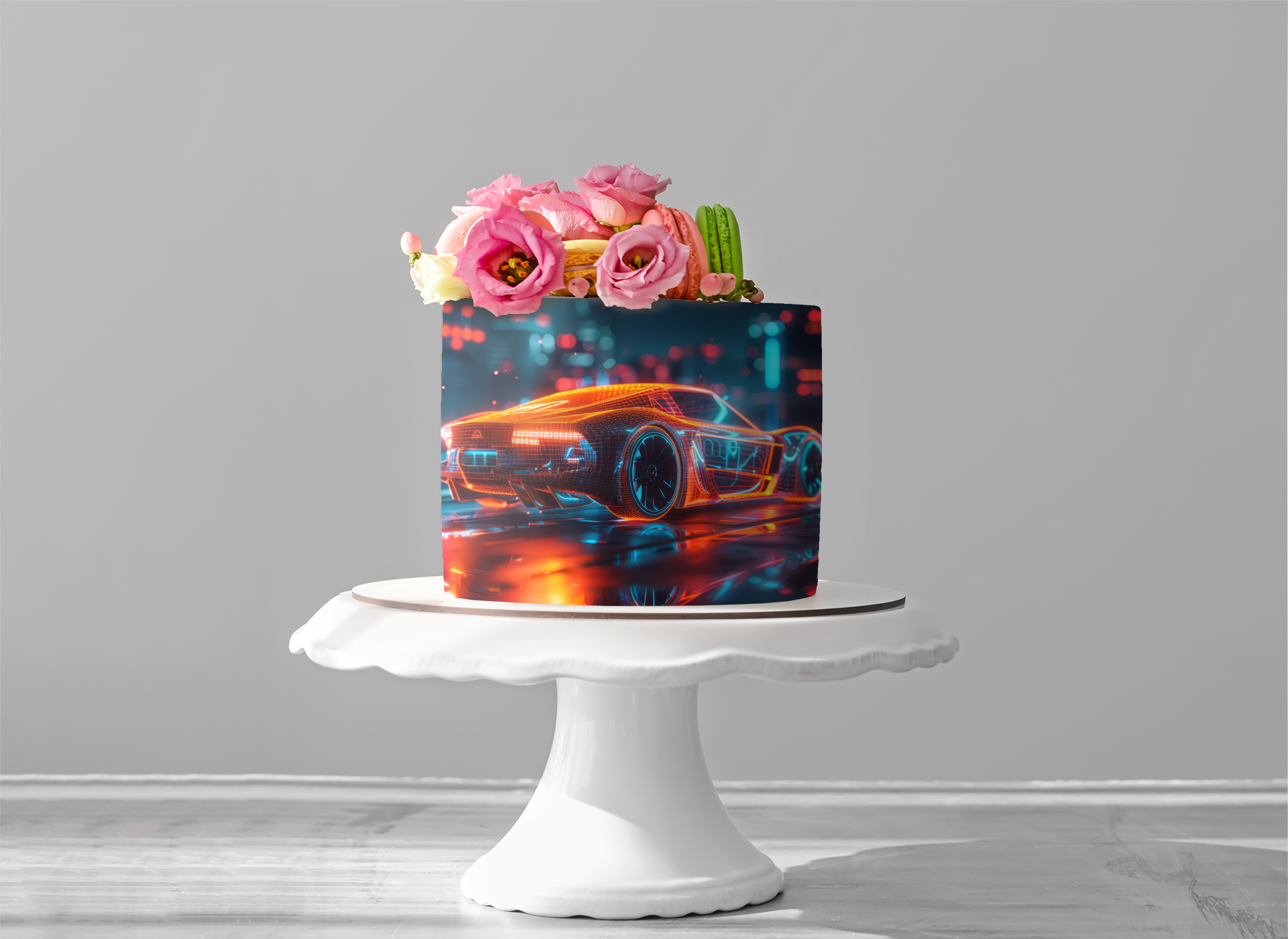 Deko Fondant Sportwagen