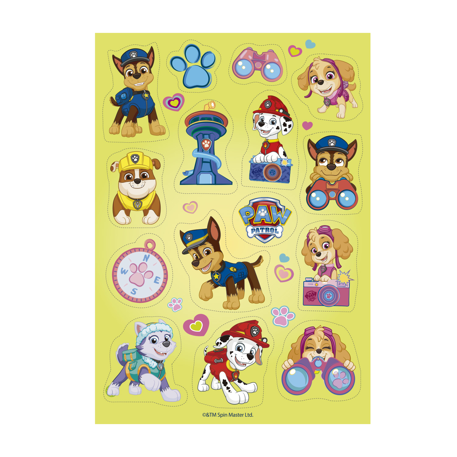 Paw Patrol Aufleger – essbare Oblaten-Aufleger für Cupcakes, Torten & Kekse |