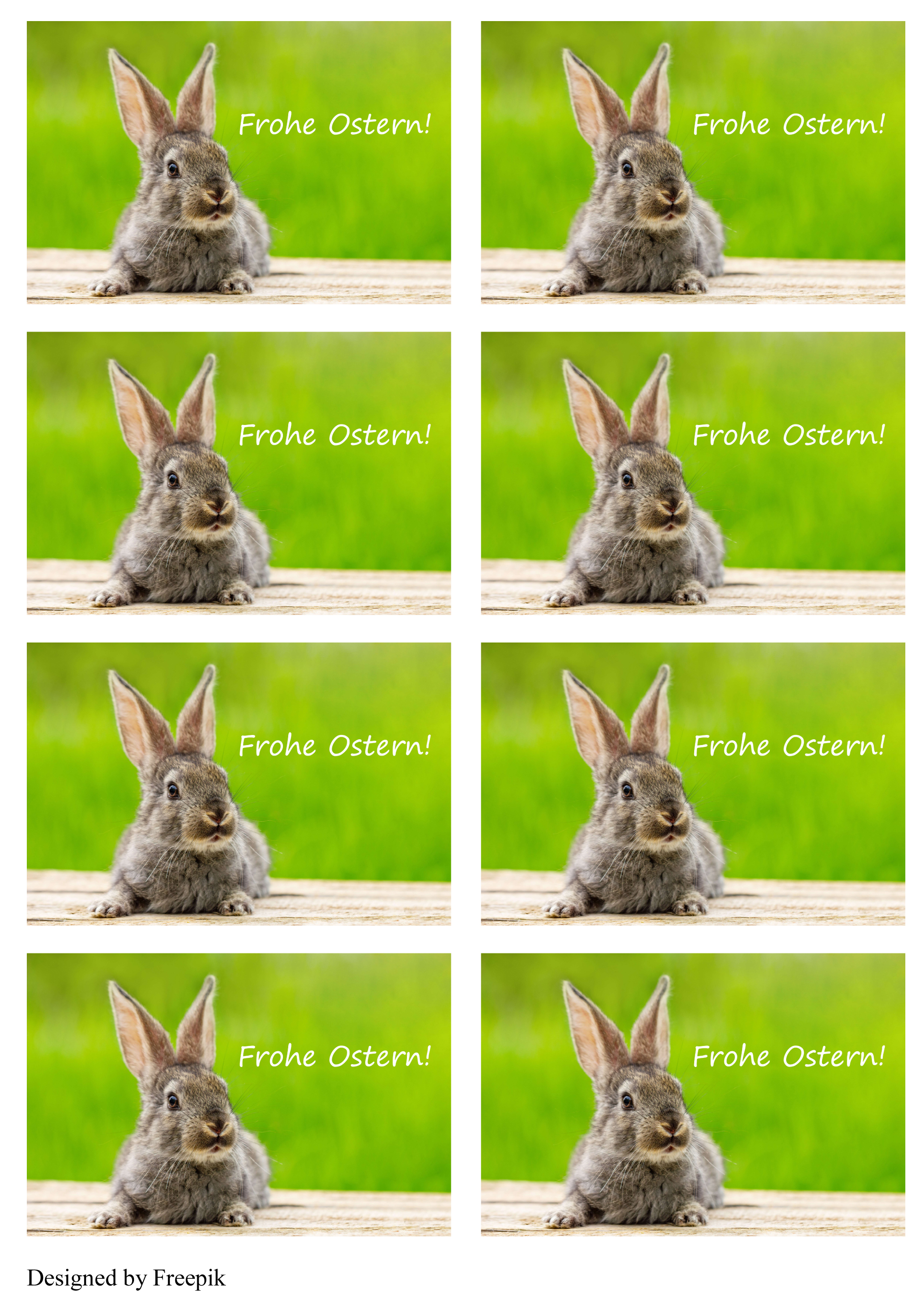 Fondant Kärtchen Frohe Ostern