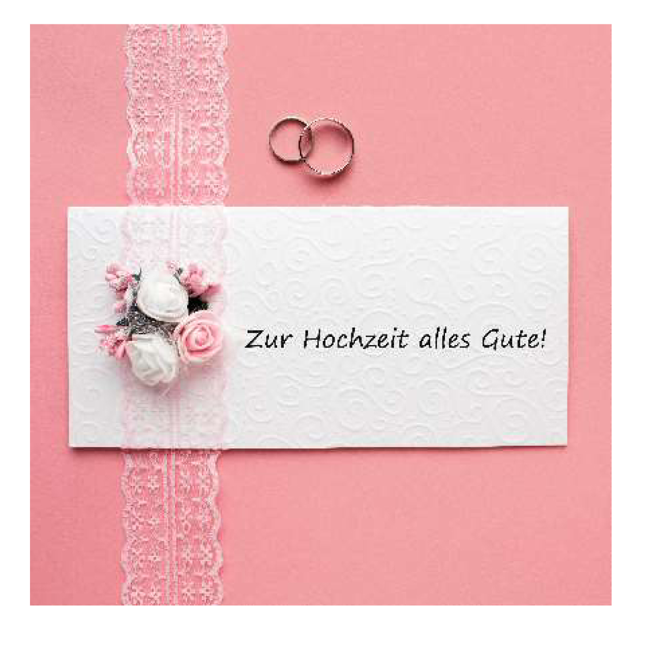 Petit Four / Punschkrapfen  Aufleger Hochzeit