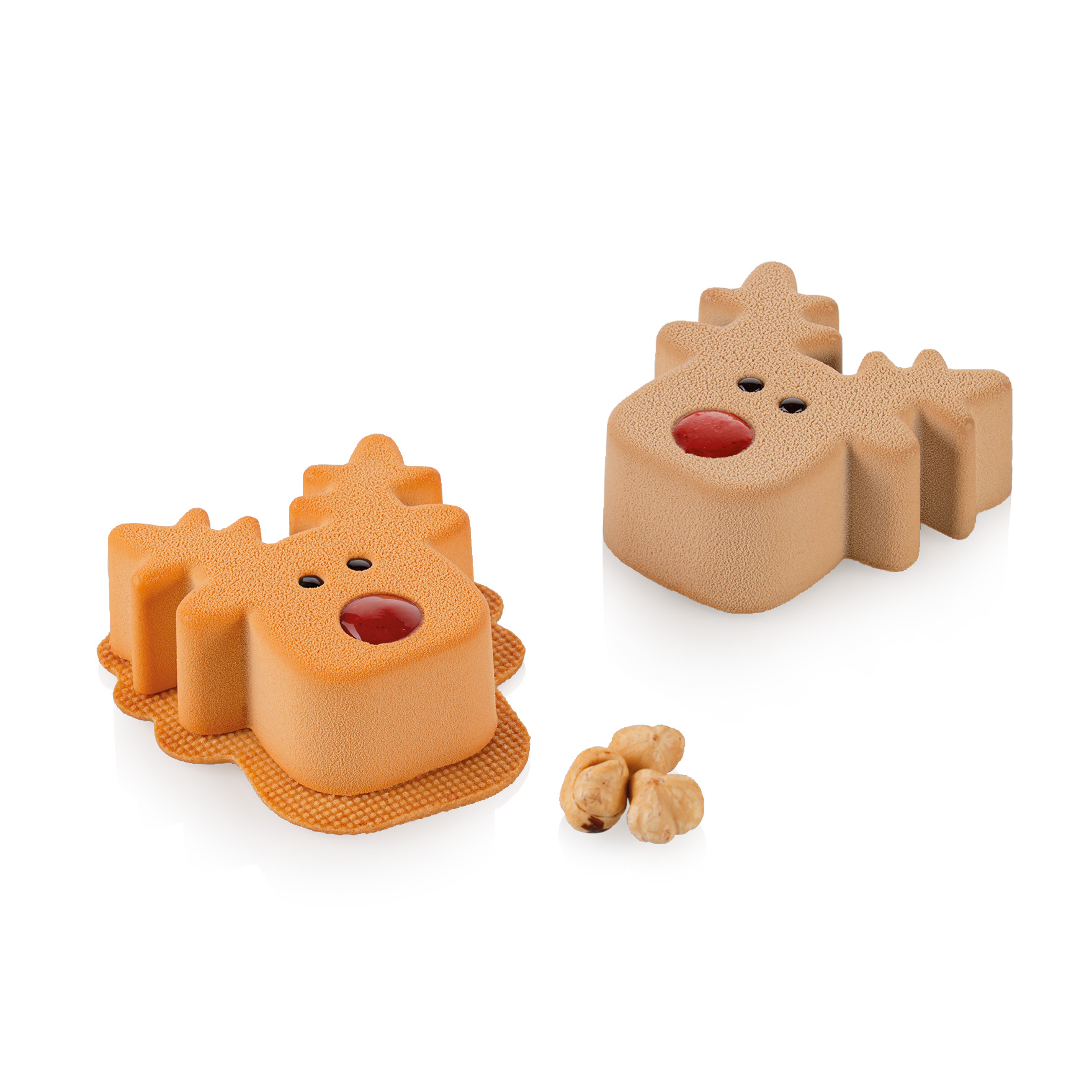 Silikomart Rudolph 100 – Silikonform für Rentier-Desserts & weihnachtliche Monoporationen