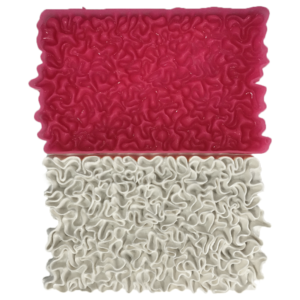 Silikonform Rüschen