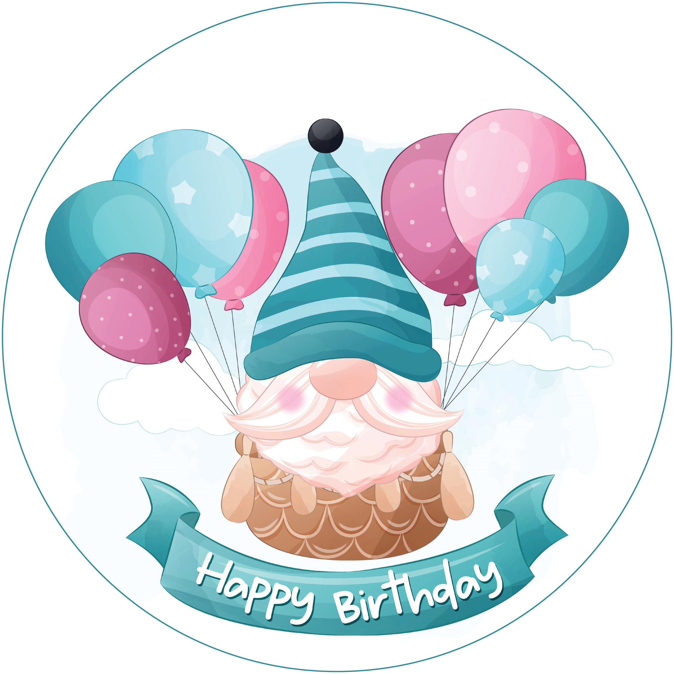 Tortenaufleger Geburtstag