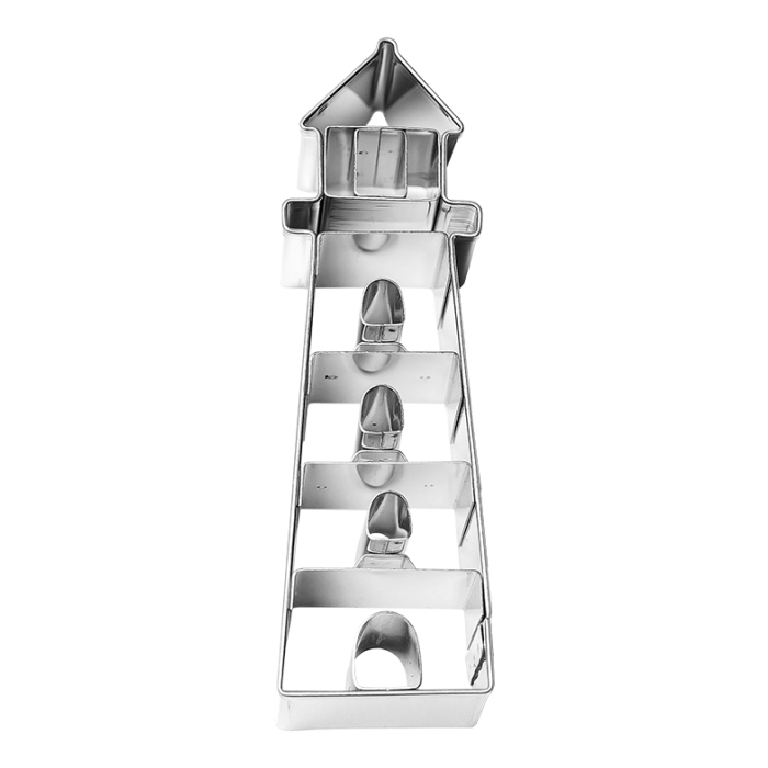 Ausstechform Leuchtturm 9 cm aus Edelstahl