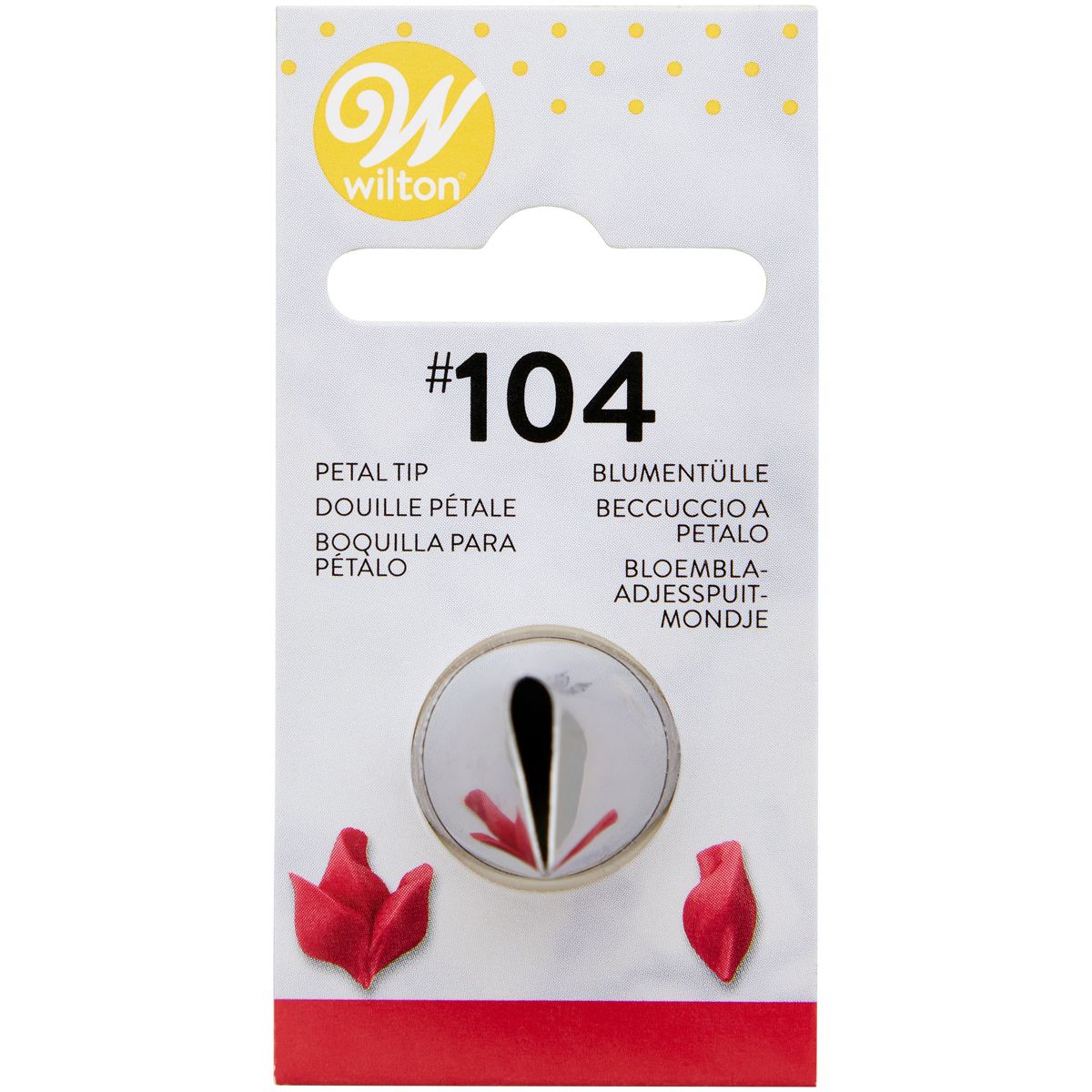 Metalltülle Blumenblätter #104