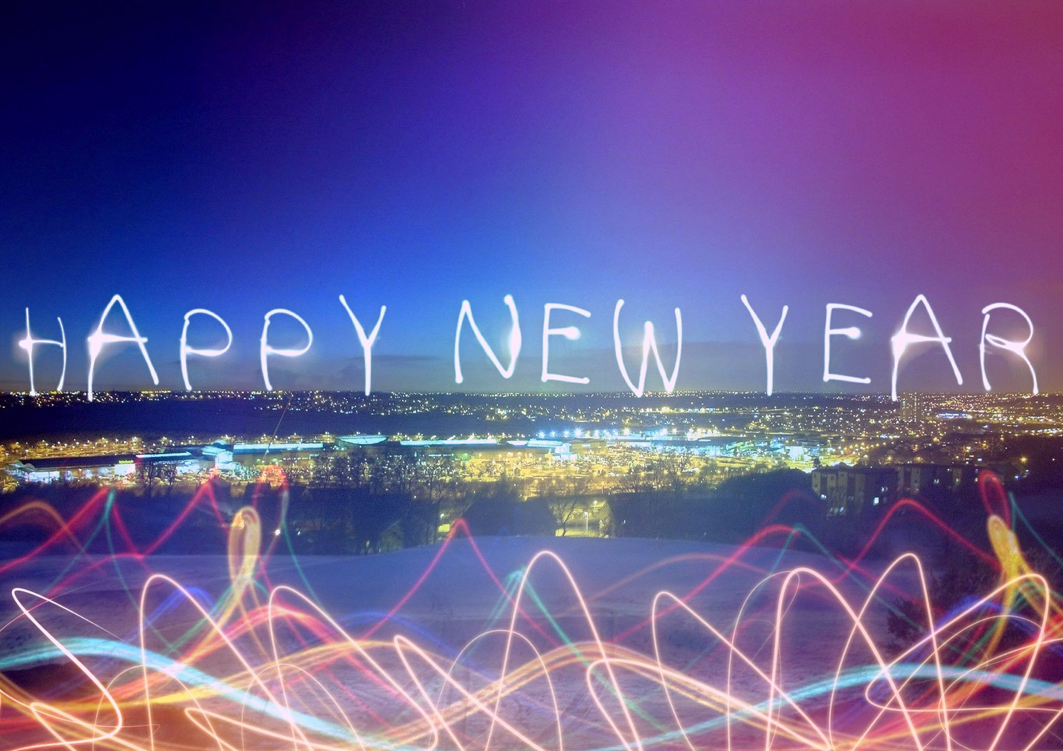 Rouladendekor Happy New Year