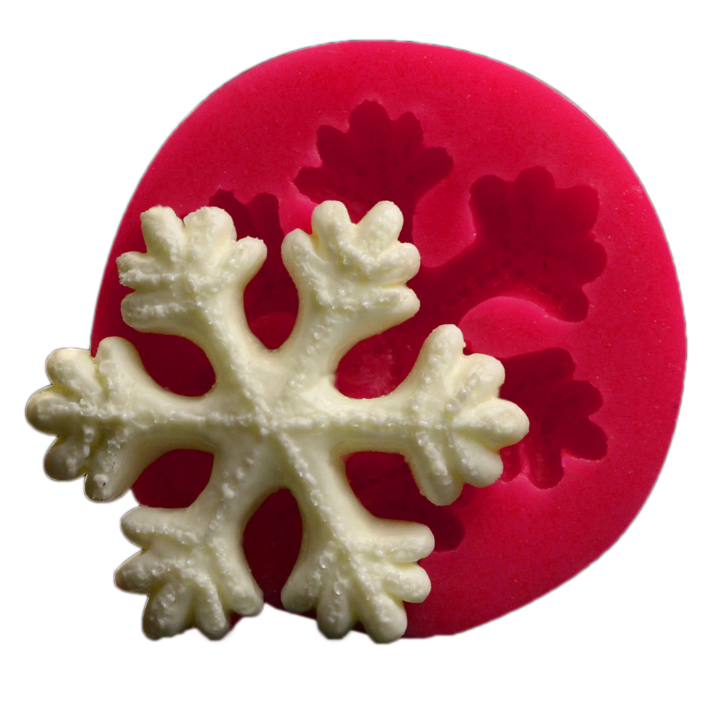 Silikonform Schneeflocke