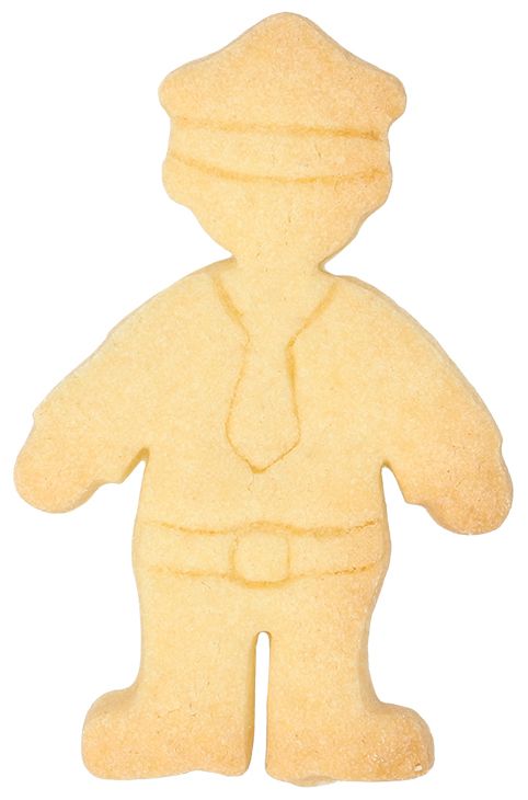 Ausstechform Polizist 8 cm A20