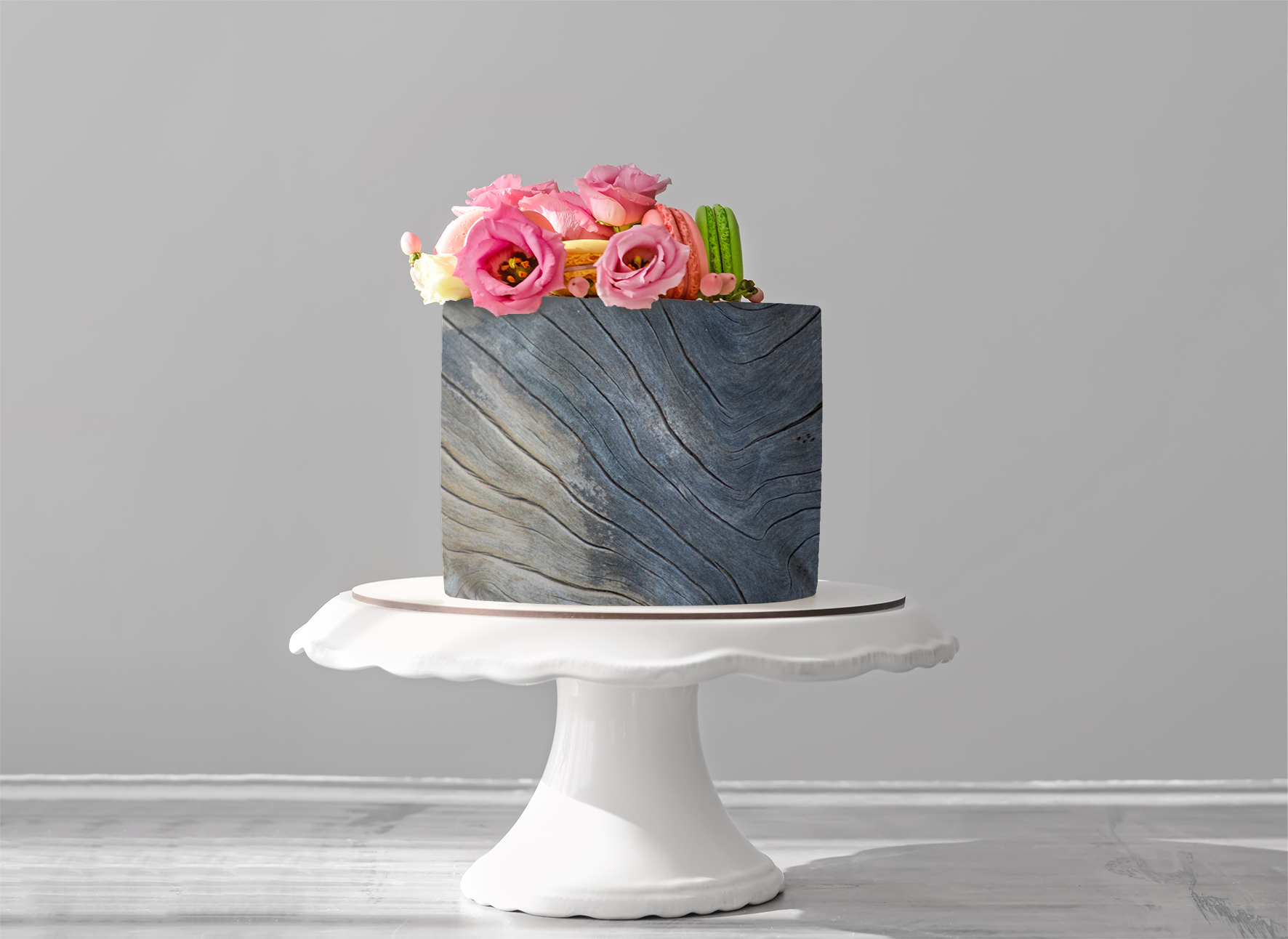 Deko Fondant Holz