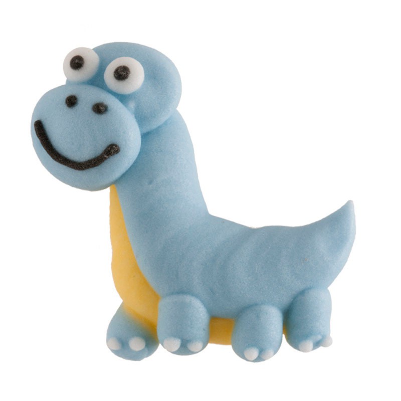 Zuckerdeko Dinos – Essbare Dinosaurier Tortendeko aus Zucker für Kuchen & Cupcakes
