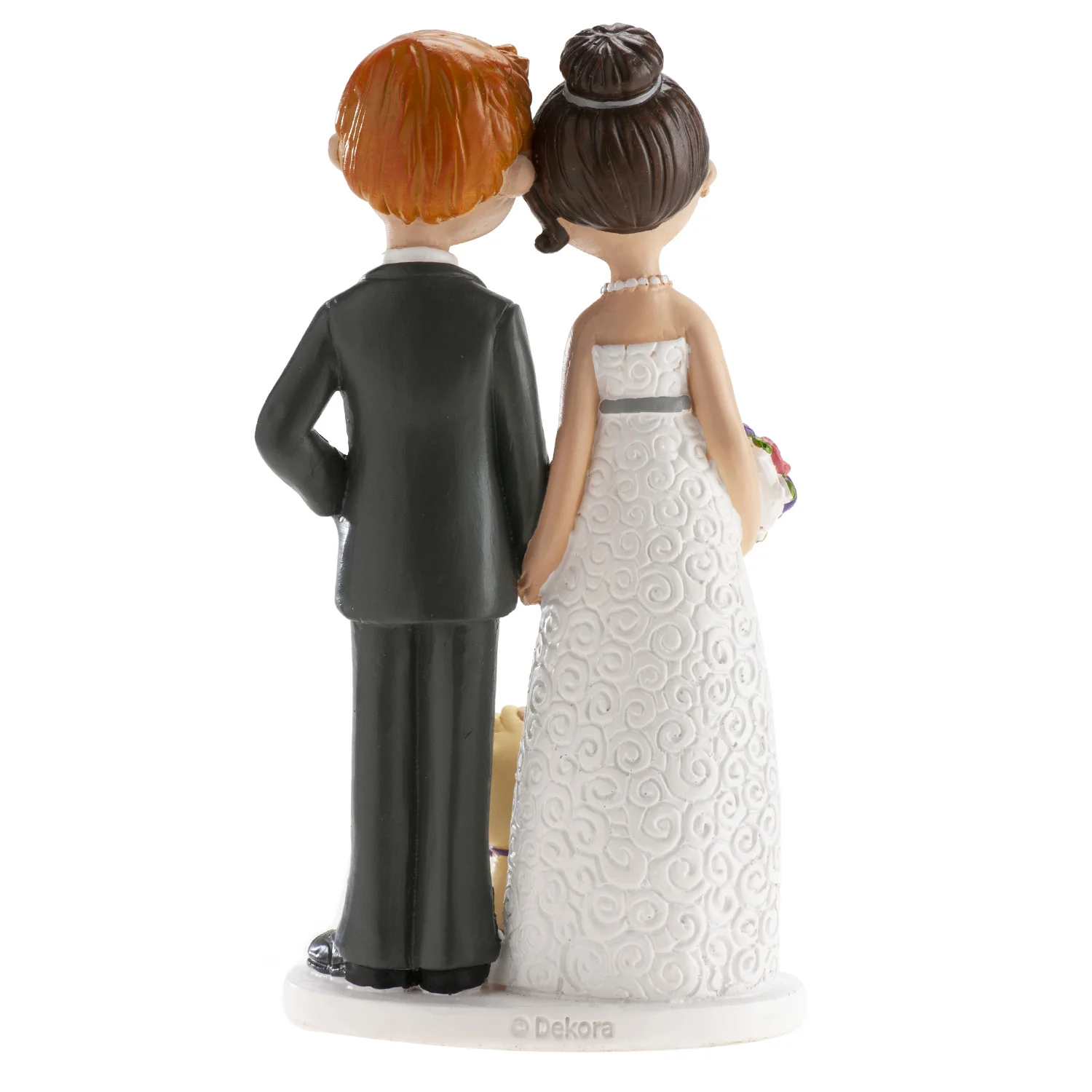 Cake Topper Brautpaar - mit Hund