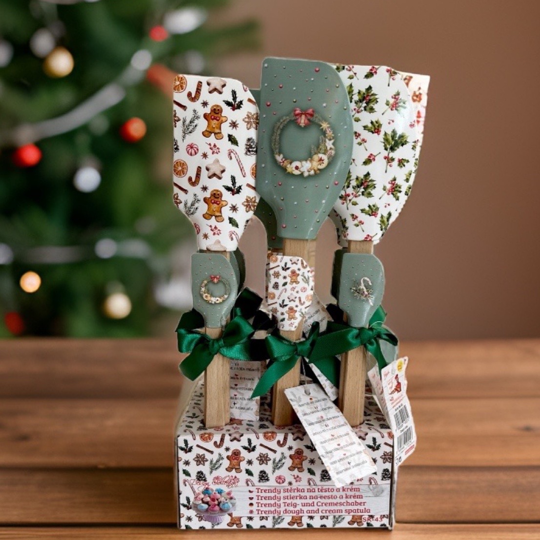 Teigschaber Weihnachten Lebkuchenmann Set 2-teilig